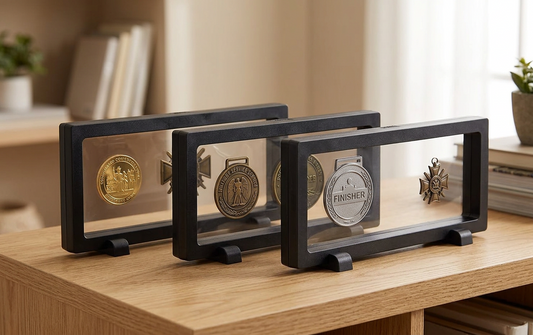 Floating Medal Display Case (3pcs)