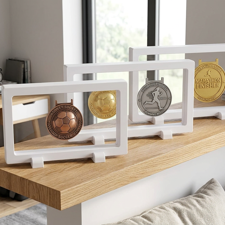 Floating Medal Display Case (3pcs)