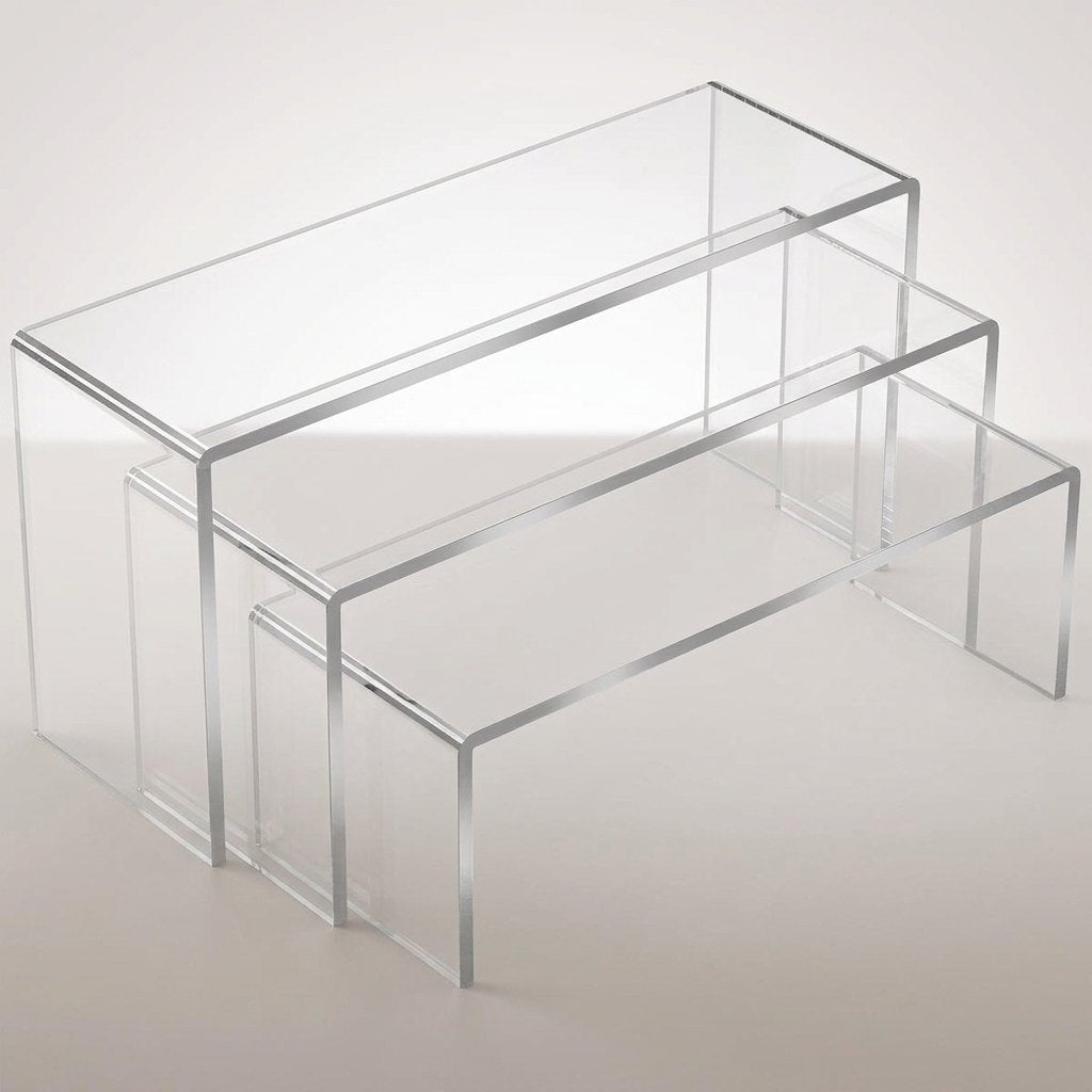 Nesting Acrylic Display Stand Set (3/9pcs)