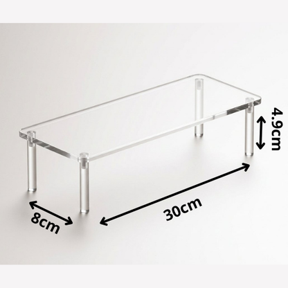 1-4 Tier Acrylic Display Stand with Feet