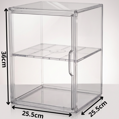 double stair acylic case for figurine, anime, cars and any collectibles