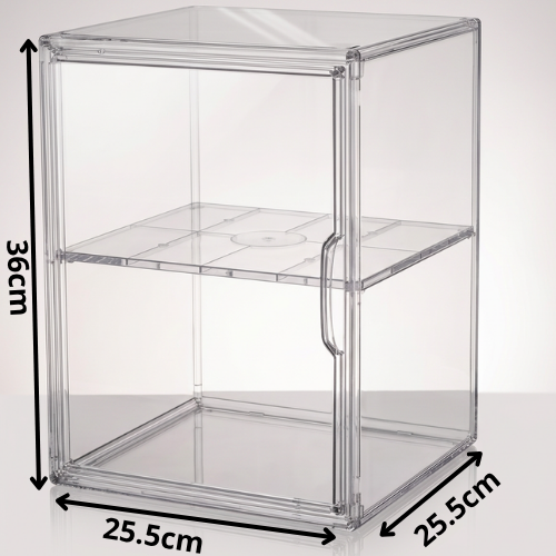 double stair acylic case for figurine, anime, cars and any collectibles